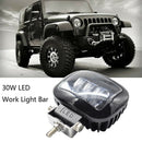 30W Spot Flood Combo Beam LED Offroad Work Light Car Boat Truck Driving Fog FT