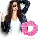 43pcs Velvet Scrunchies Elastic Ponytail Holder Fashion Women Hair Rings