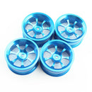 RC 12mm Wheel Hex Hub Rubber Tire Set for WLtoys 144001 124018 124019 RC Car