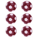 Table Football Soccer Machine 36mm Plastic Foosball Dark Red
