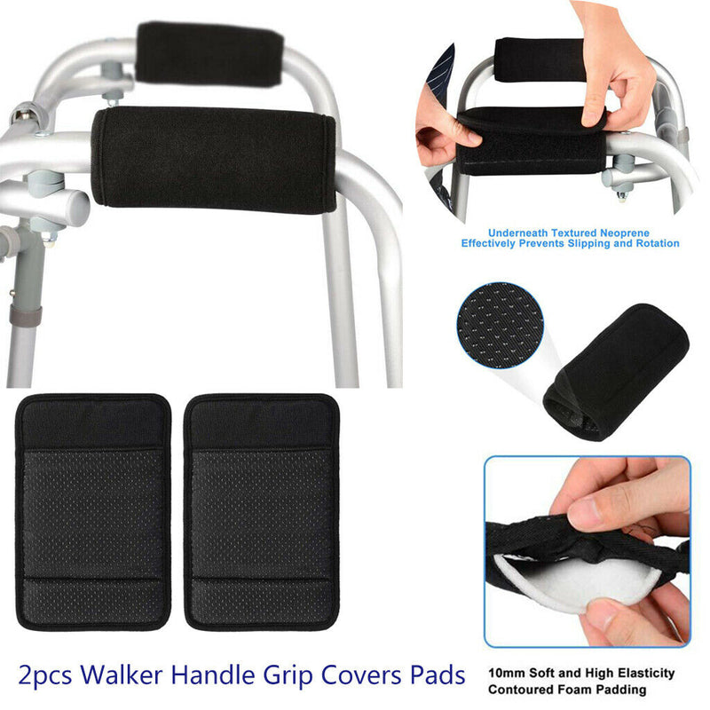 2 Pieces Walker Padded Hand Grip Covers Pads