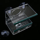 Window Feeder Feed & Water Garden Bird Viewing Table Perch With Suction