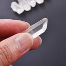 50g Natural White Rock Crystal Quartz Small Point Mineral Specimen Healing Stone