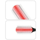 9-Row Curly Hair Straight Hair Massage Row Molding Comb Cushion Brush Brist