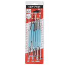 6Pcs Circuit Board Cleaner Brass Brush Chiplifter Tool Set Blue
