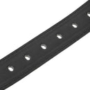 Simple Men Casual Waistband PU Leather Belt Smooth Buckle Belt, Black C3B1