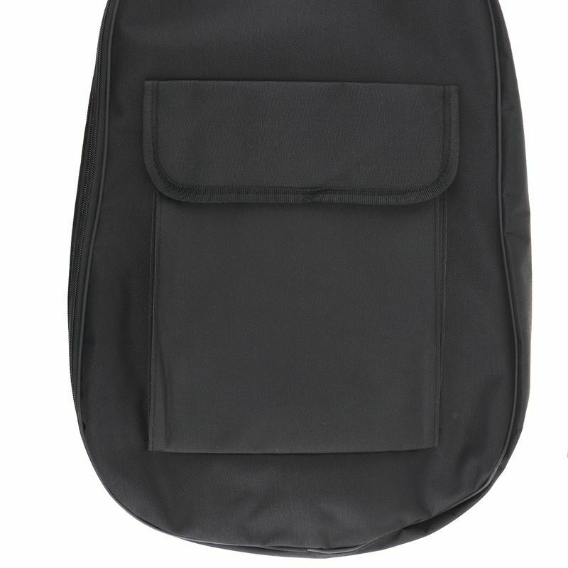 Black Waterproof Double Straps Bass Backpack Gig Bag Case for Electric Bass