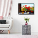 Diamond Painting Cross Stitch Rhinestone Mosaic (WLL1441 Window Flowers) A