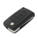 Folding Car Flip ABS Durable Remote Key Case 3 Button  C2 C3 C4 C5 C6