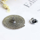 1Pc Brooch Props Halloween Retro Alloy Badge Pin PropsSEAU