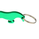 Aluminum Horse Simple Bottle Opener Key Ring Keychain Bag Pendent Green