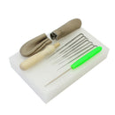 Set Needle Felting Starter Kit Wool Felt Craft Tools Needles Mat Acces MEM