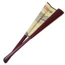 24.4" Open Width Chinese Character Print Bamboo Ribs Folding Hand Fan for M H9R3
