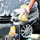 Cleaning Sponge Anti-wear 8 Word Shape Multi-use Large Vacuum Compressed Car Use