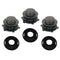 3x Head Cap Spool & Cover for Stihl 25-2 FS 55 80 83 85 90 100 110 120 130