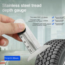 Portable Tire Tread Depth Gauge Stainles Steel Inspection Tire Safety Tire Ruler