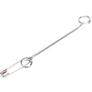 Punk Women Men Tasl Asymmetric Pin Chain Drop Earrings Jewelry Ear Studs Nw