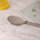 Foldable Stainless Steel Spoon Picnic Outdoor Camping Hiking Cookout Travel