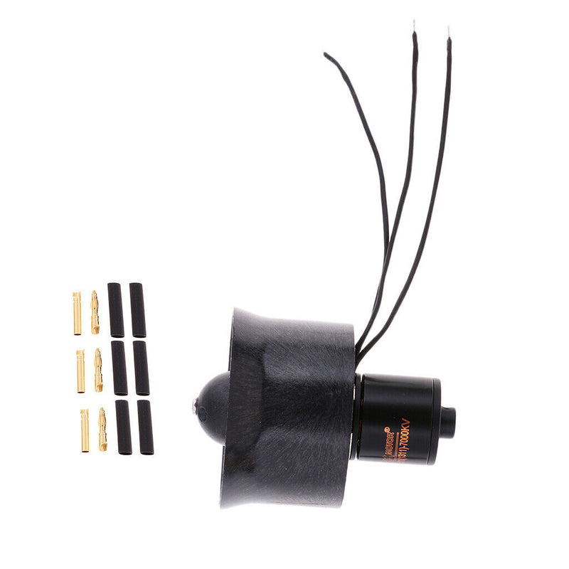 Remote Control Airplane Accessory Parts - 30mm 6 Impellers Duct Fan & 7000KV