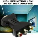 HDMI MALE TO 3 RCA FEMALE COMPOSITE AV AUDIO VIDEO ADAPTER CONVERTER