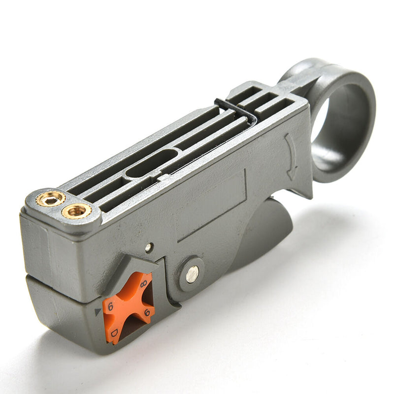 Cable Stripper For RG59 RG6 RG11 Coaxial Wire Coax Stripping Tool Kits 3C