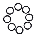 10pcs G1/4 Silicon Sealing Ring 2 Point Connector O Ring Washer Seal(Black) A