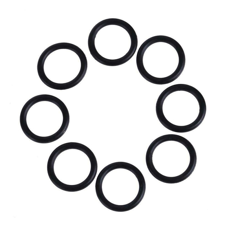 10pcs G1/4 Silicon Sealing Ring 2 Point Connector O Ring Washer Seal(Black) A