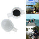 2 in 1 LED Night Sea Fishing Rod Tip Clip on Fish Strike Bite Alert Alarm Light