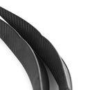 2x Soft Rubber Universal Car Flares Fender Wheel Arch Eyebrows Carbon Fiber Look
