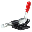 2Pcs Toggle Clamp 90 Degree Capacity 227Kg 500Lbs 32mm Plunger Stroke Push