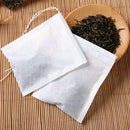 100x Tea Filter Bags Empty Drawstring Disposable Tea Infuser Teabags 7x9.5cm