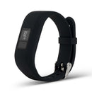 Silicon Wrist Watch Band Strap for Garmin Vivofit 3 Fitness Tracker Black