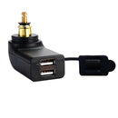 Motorcycle Dual USB Charger Power Adapter Socket For-BMW F800GS F650GS F700
