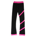 Breathable Ice Skating Pants Spiral Polartec Polar Fleece Pants Roseo 110cm