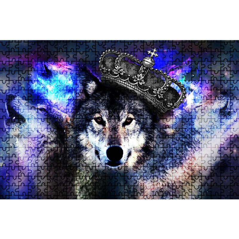 1000pcs DIY Jigsaw Paper Puzzle Fierce Wolf Animal Picture Room Decoration