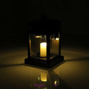 Solar Powered Candle Light LED Camping Garden Yard Outdoor Hanging Lantern Lamp