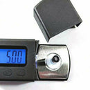 LED Display Stylus Needle Force Scale Gauge 2x1.5V 0-5g Ruler ABS Plastic
