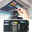 Car Sun Visor Organizer Auto Interior Pocket Sunglass Fuel Card Storage QBF