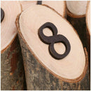 Rustic 1-10 Wooden Table Numbers Wedding Birthday Party Centerpieces Decor