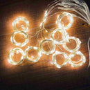 3x3m 300LED Curtain Lamp Copper Wire Fairy String Light Decor (Warm White)