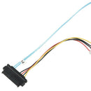 Internal Mini SAS SFF-8643 to (4) 29pin SFF-8482 connectors with SATA Power