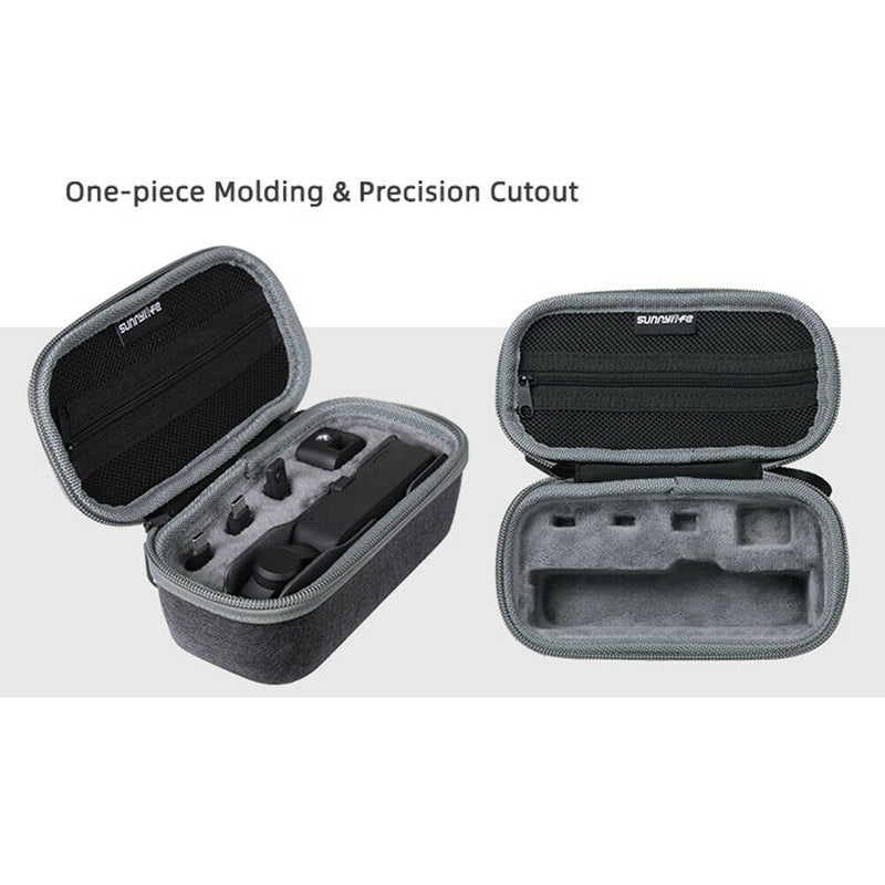 For DJI Pocket 2 Accessories Portable Carrying Case with Inner Zipper Net Pocket