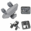 For  A1 A3 A4 A5 Q3 Q5 Q7 Grey Car Interior Sun Visor Hook Clip BracketPM 3C