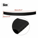 90CM Rear Bumper Rubber Pad Trim Cover Kit Guard Sill Protector Plate Trunk W2W2
