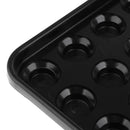 Heavy duty Standard Billiards Pool Ball Tray for 22 Balls 2.05 Inch Black