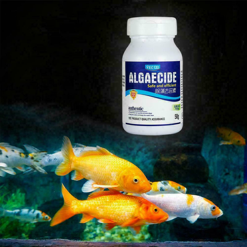 50g/Bottle Fish Tank Deodorant Aqua Life Algae Purifier Aquarium Algae Syru P2Y1