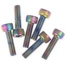 6Pcs Bicycle Handlebar Stem Screw M5*18mm Bike Fixed Gear Stem Riser BoltsB_kz