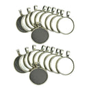 20Pcs Jewelry Making Crafts Supply Blank Charm Base Cabochon Settings Tray