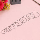 200pcs Waterproof O-Ring Watch Back Seal Gaskets Watch Repair Tool (0.7mm) A