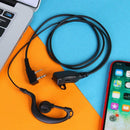 G-Shape PTT Earpiece Adjustable Volume Earphone for Kenwood Retevis BAOFENG
